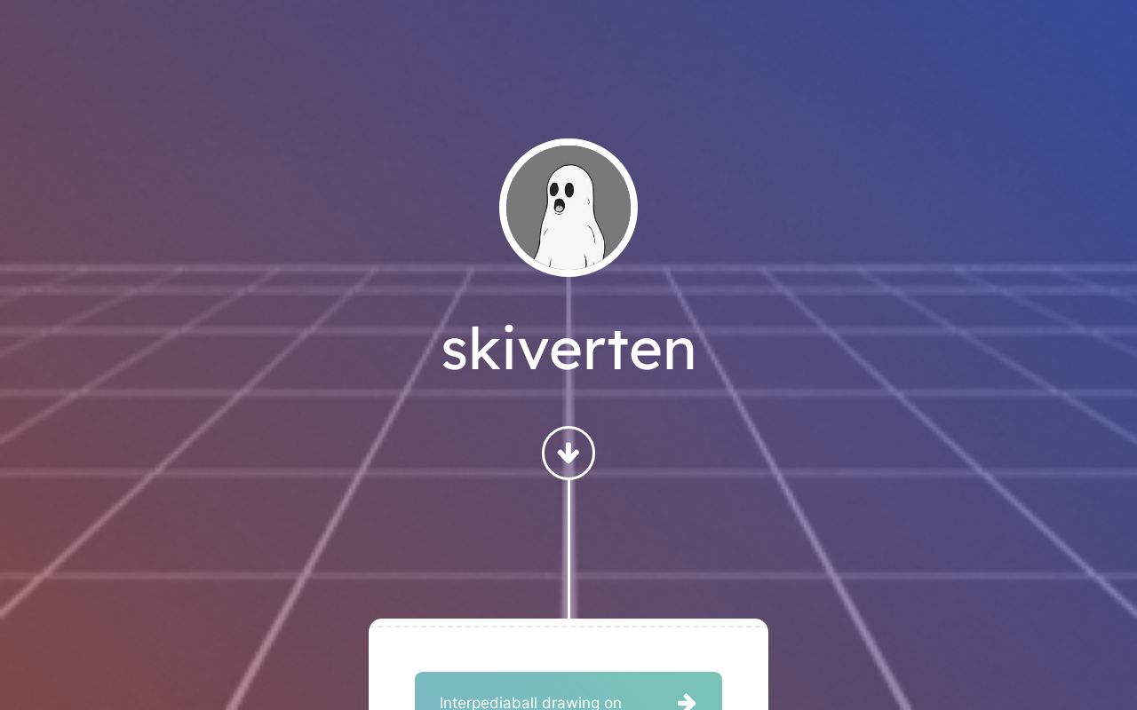 Carrd profile picture for @skiverten